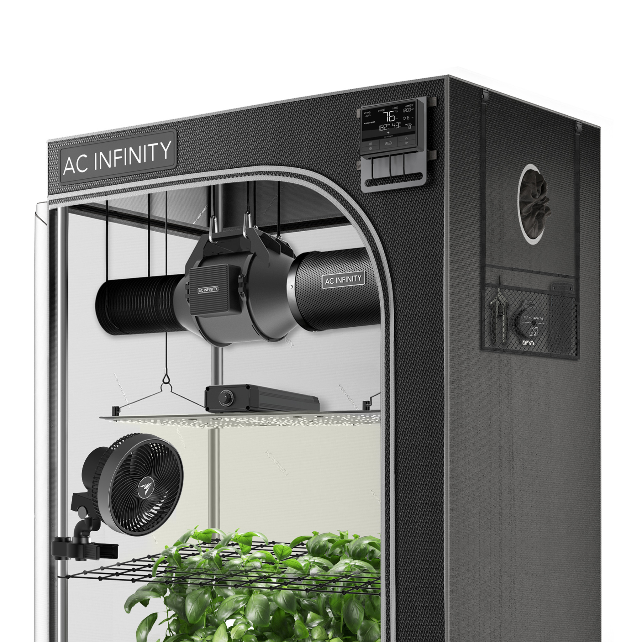 AC Infinity Advance Grow Zelt-System 60x120x180cm 200W 3-Pflanzen-Set